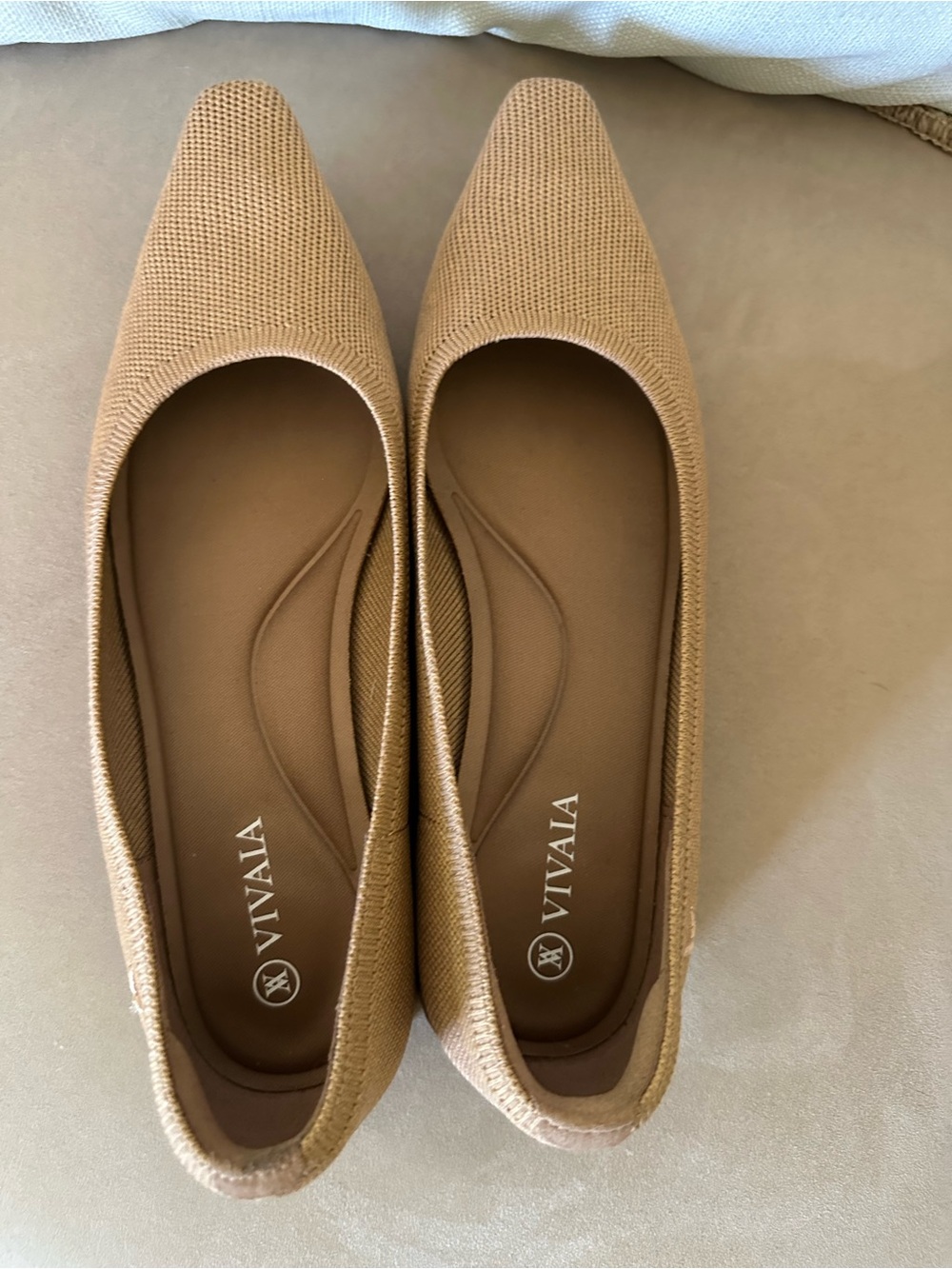 VIVAIA Minnie Pro Small Square Toe Heels Flats Women's size 37 US size 6 - Picture 7 of 11